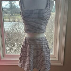 Altar'd State Crop Top & Skirt Set